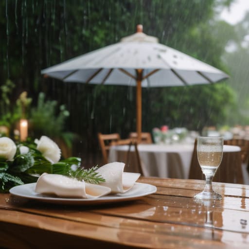 Adapting outdoor events to rain without losing the shot.